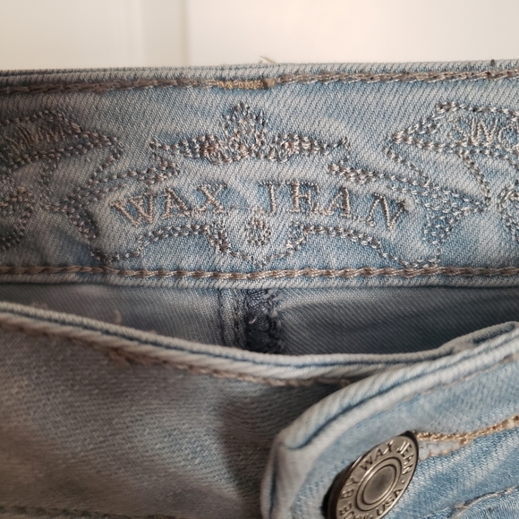 Wax distressed jeans sz 9 - Picture 4 of 4